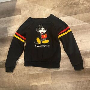 Classic Walt Disney World Mickey Mouse Crewneck Youth Sweatshirt size 5/6